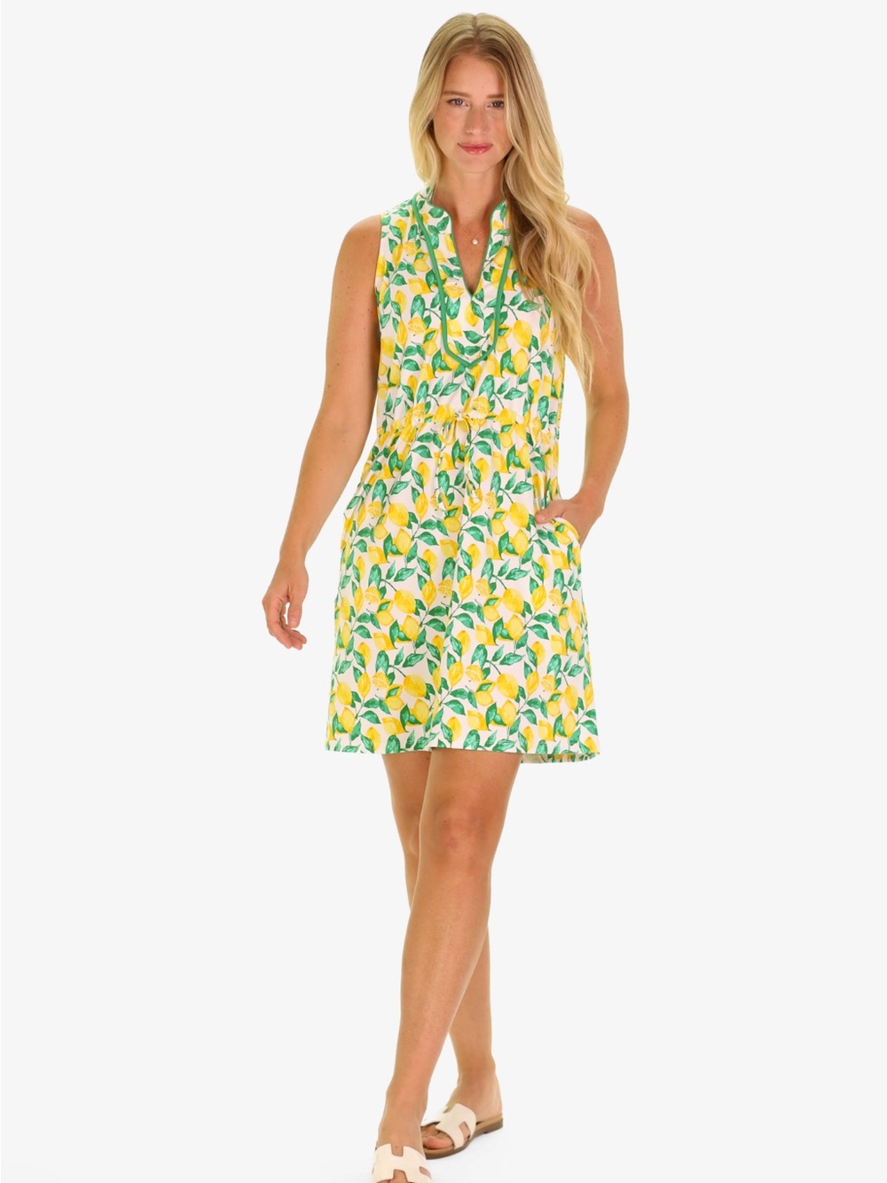 Duffield Lane Lina Dress in Lemonade - L - NWT